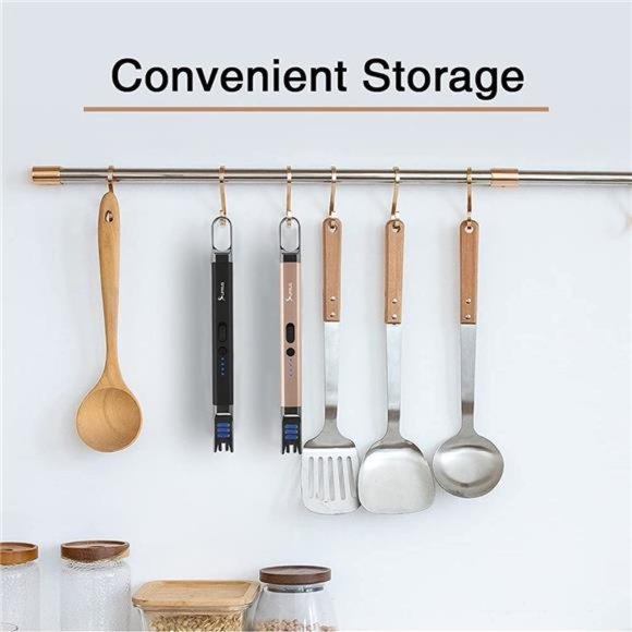 Candle Lighter Electric Arc Lighter Windproof Flameless USB Rechargeable Lighter - Picture 7 of 7